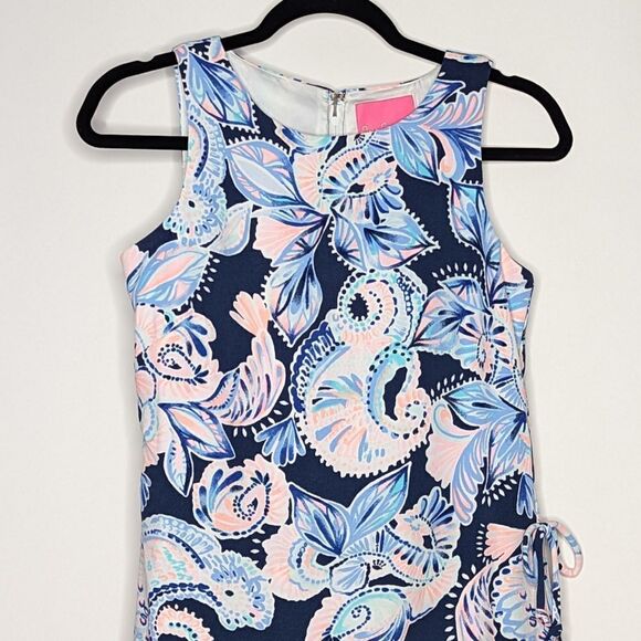 Lilly Pulitzer Donna Romper High Tide Navy Holy Flockamole Shift Dress - Picture 5 of 13